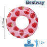 Надувной круг BESTWAY SCENTSATIONAL 119см с запахом малины, от 12 лет 36231 BW